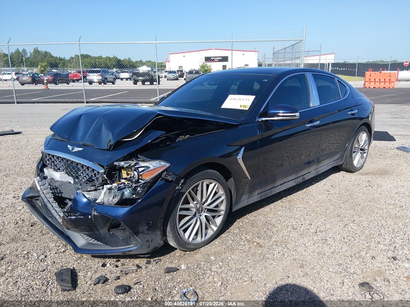 2021 Genesis G70 2.0T Rwd VIN: KMTG34LA7MU072184 Lot: 45626131
