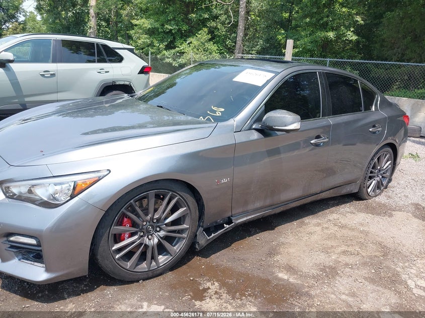 2016 Infiniti Q50 3.0T Red Sport 400 VIN: JN1FV7AR0GM450819 Lot: 45626178