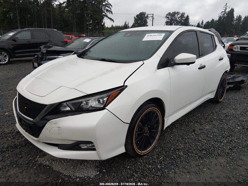 Vin: 1n4az1cv1mc552155, lot: 46124725, nissan leaf sv 40 kwh 20212