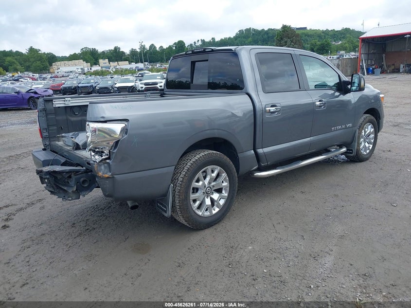 Vin: 1n6aa1edxln508158, lot: 46124726, nissan titan sv 4x4 20204