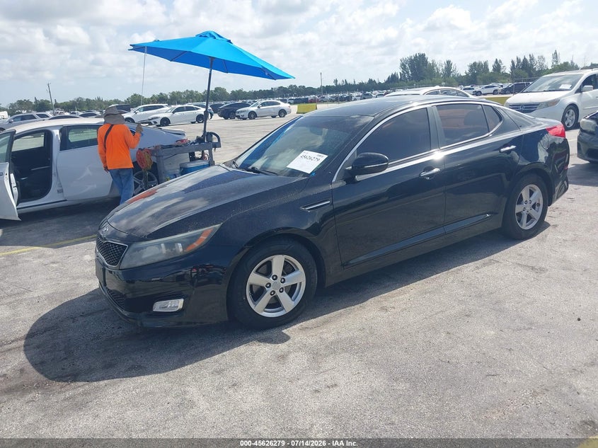 Vin: 5xxgm4a75fg457206, lot: 46124745, kia optima lx 20152