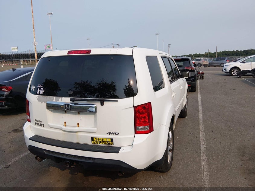 Vin: 5fnyf4h42cb048346, lot: 46124818, honda pilot ex 20124