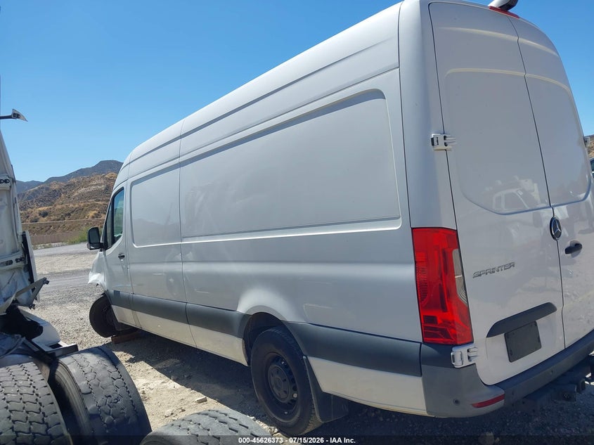 2022 Mercedes-Benz Sprinter 2500 High Roof V6 VIN: W1Y4ECHY7NT114738 Lot: 45626373