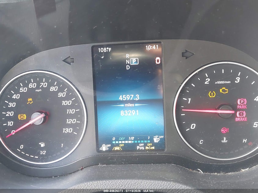 2022 Mercedes-Benz Sprinter 2500 High Roof V6 VIN: W1Y4ECHY7NT114738 Lot: 45626373