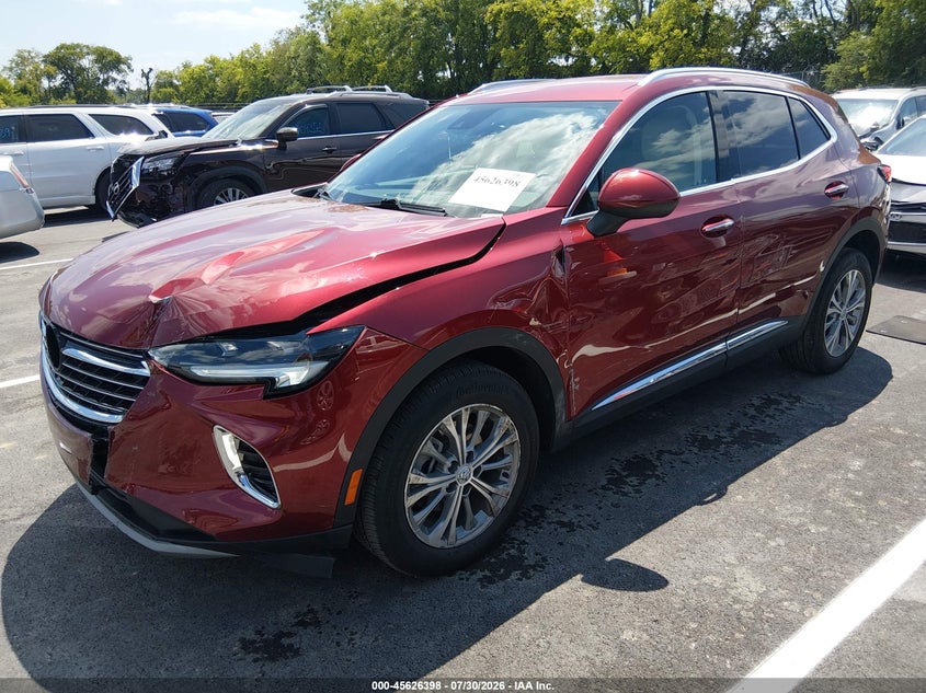 Vin: lrbazlr46nd068738, lot: 46124864, buick envision fwd preferred 20222