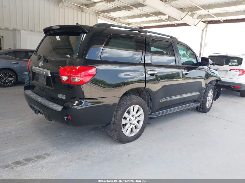 Vin: 5tdyy5g10bs031157, lot: 46124885, toyota sequoia platinum 5.7l v8 20114
