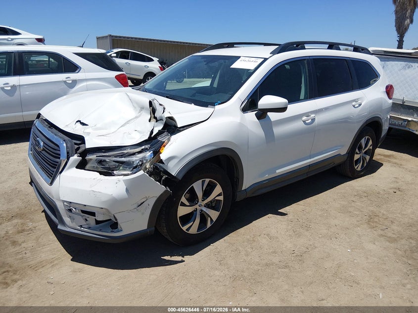 Vin: 4s4wmacd9l3455060, lot: 46124912, subaru ascent premium 20202