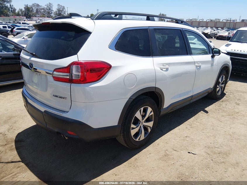 Vin: 4s4wmacd9l3455060, lot: 46124912, subaru ascent premium 20204