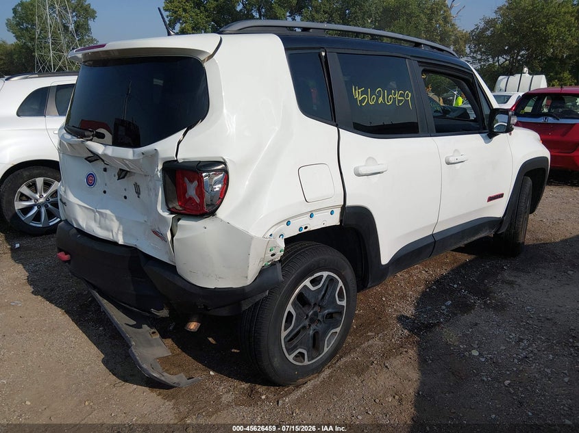 2015 Jeep Renegade Trailhawk VIN: ZACCJBCT1FPB90664 Lot: 45626459