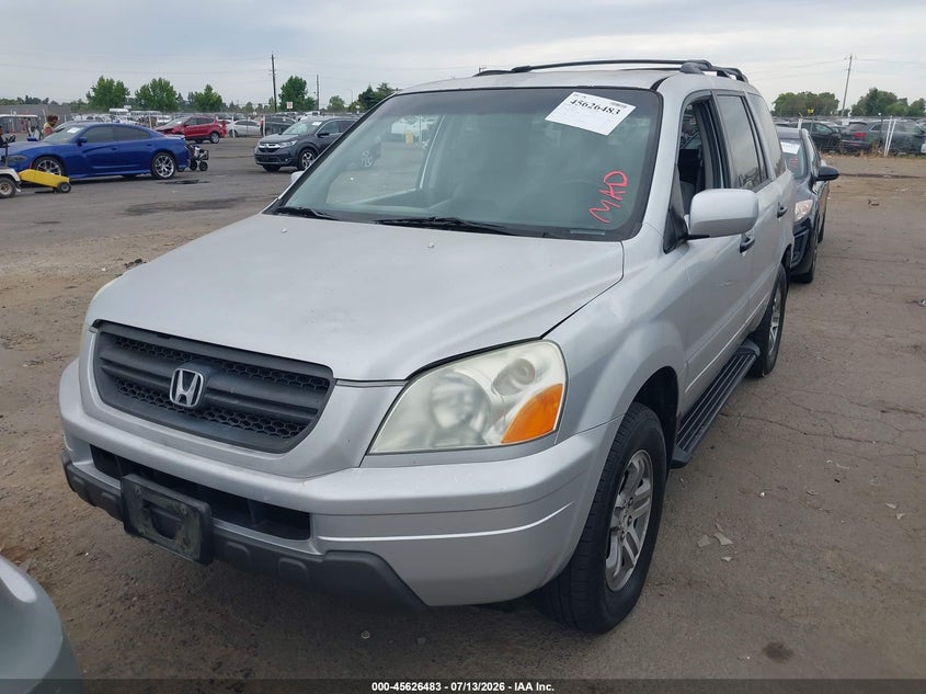 2HKYF18603H580499 2003 HONDA PILOT EX-L photo 1