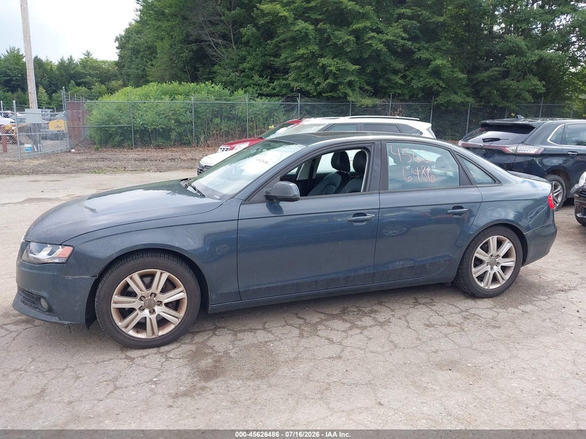 2010 Audi A4 2.0T Premium VIN: WAUBFAFL7AN039412 Lot: 45626486