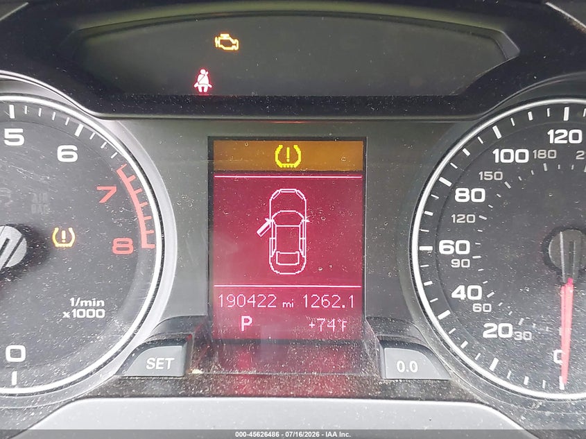 2010 Audi A4 2.0T Premium VIN: WAUBFAFL7AN039412 Lot: 45626486