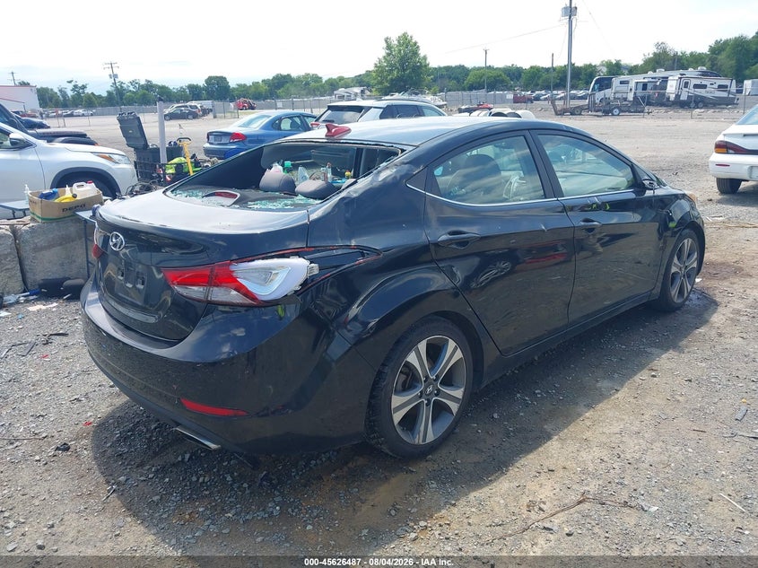 Vin: kmhdh4ah0gu625728, lot: 46124953, hyundai elantra sport 20164