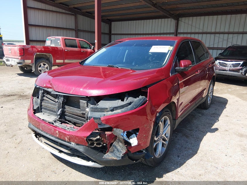 Vin: 2fmpk4k91gbb23001, lot: 46124963, ford edge titanium 20162