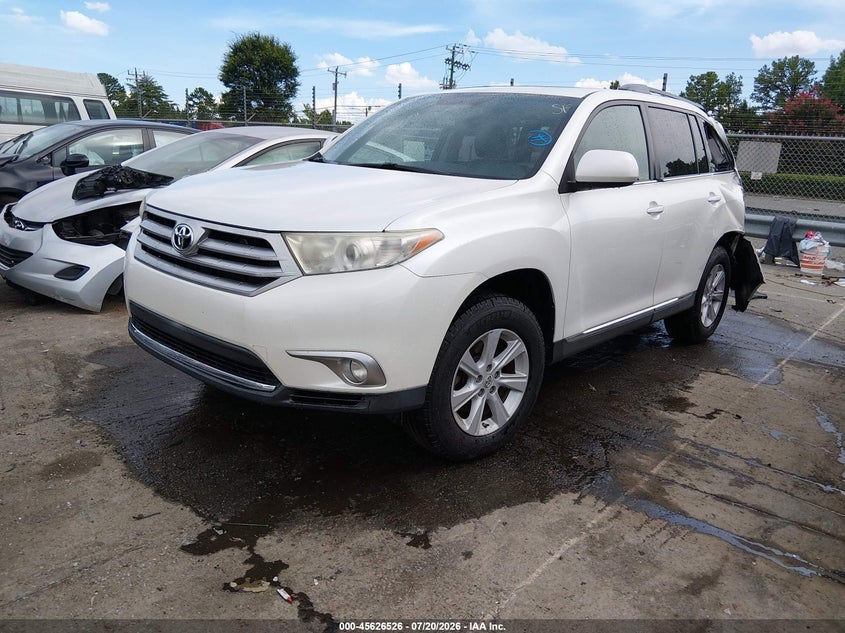 Vin: 5tdzk3eh6cs086045, lot: 46124992, toyota highlander se v6 20122
