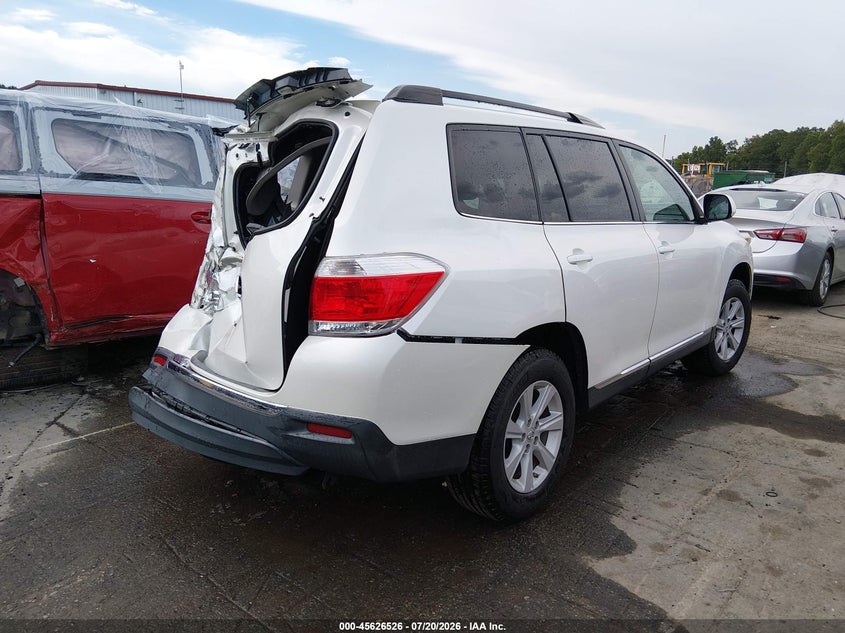Vin: 5tdzk3eh6cs086045, lot: 46124992, toyota highlander se v6 20124