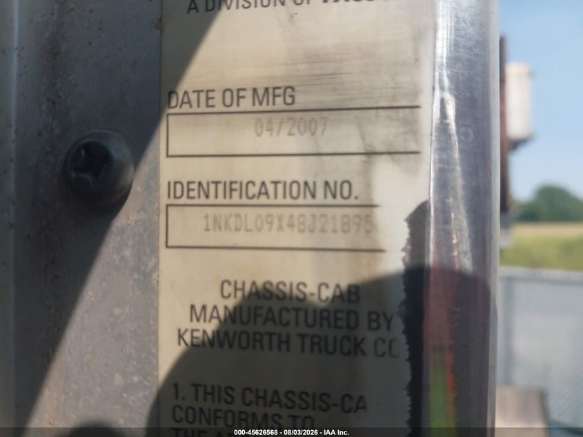 2008 KENWORTH CONSTRUCTION auction photo 8