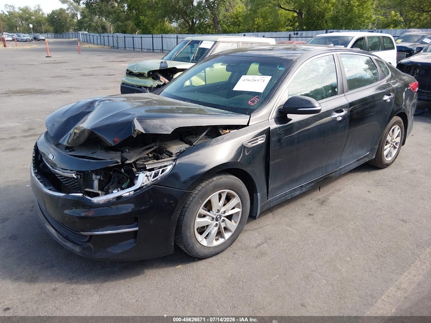 Vin: 5xxgt4l39gg109133, lot: 46125038, kia optima lx 20162