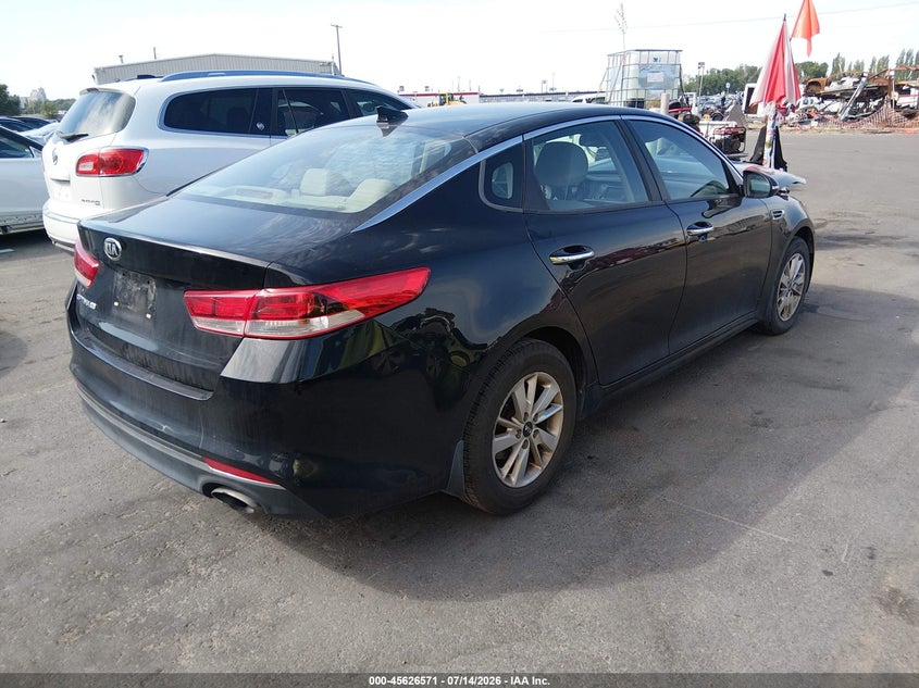 Vin: 5xxgt4l39gg109133, lot: 46125038, kia optima lx 20164