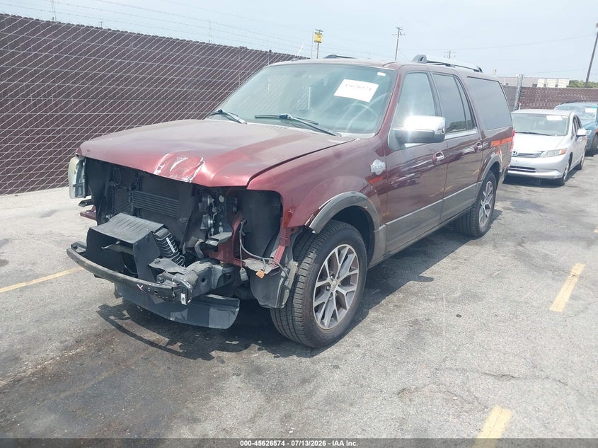 2015 Ford Expedition, Front End, IAAI, VIN 1FMJK1HT8FEF26600 — photo 2