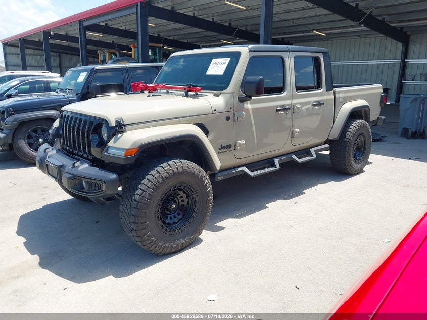 Vin: 1c6hjtag5nl173166, lot: 46125055, jeep gladiator willys 4x4 20222