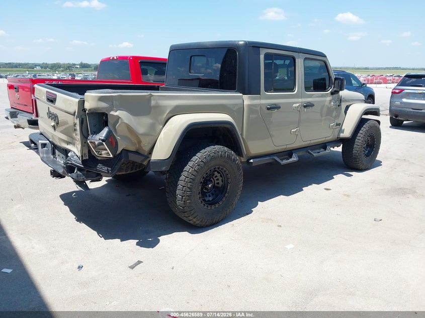 Vin: 1c6hjtag5nl173166, lot: 46125055, jeep gladiator willys 4x4 20224