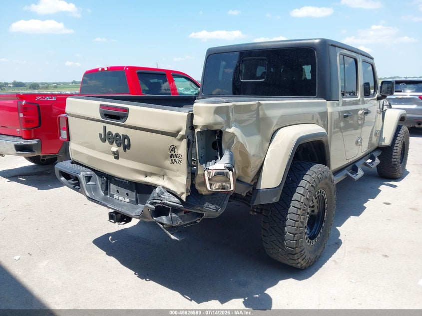 2022 Jeep Gladiator Willys 4X4 VIN: 1C6HJTAG5NL173166 Lot: 45626589