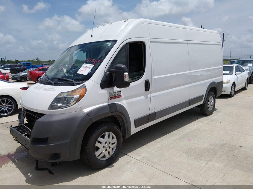 Vin: 3c6trvdg6ge108509, lot: 46125067, ram promaster 2500 high roof 20162