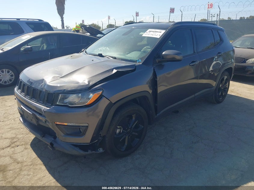 Vin: 3c4njcbb9lt117988, lot: 46125095, jeep compass altitude fwd 20202