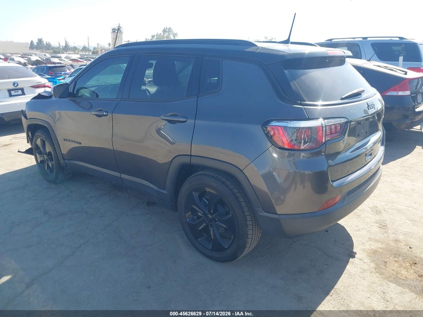 Vin: 3c4njcbb9lt117988, lot: 46125095, jeep compass altitude fwd 20203