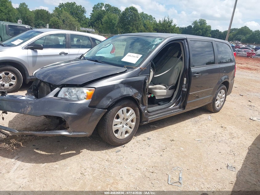 Vin: 2c4rdgbg9fr652418, lot: 46125104, dodge grand caravan se 20152