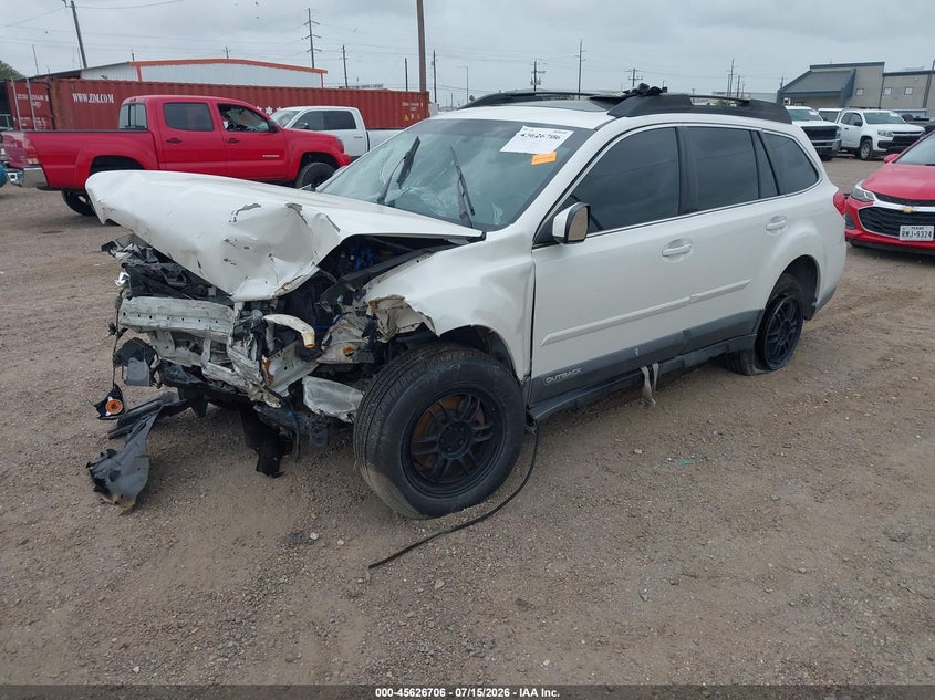 Vin: 4s4brdkc3d2268494, lot: 46125172, subaru outback 3.6r limited 20132