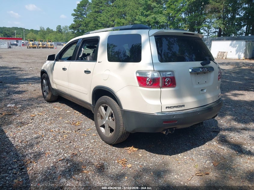 Vin: 1gkkvred8bj352707, lot: 46125196, gmc acadia slt-1 20113