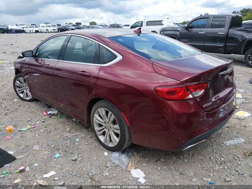 2016 CHRYSLER 200 auction photo 3