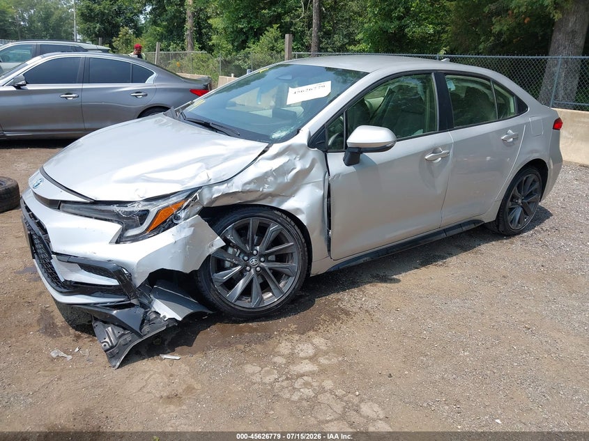 2023 Toyota Corolla, Left Side, IAAI, VIN JTDBCMFE1P3018798 — photo 2