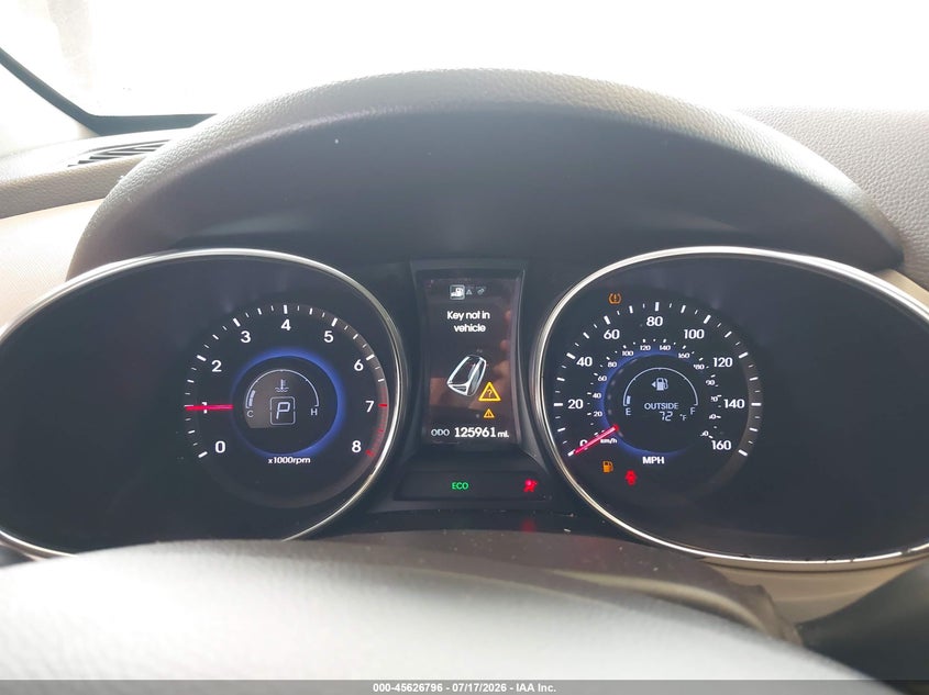 2013 Hyundai Santa Fe Limited VIN: KM8SRDHF0DU012741 Lot: 45626796