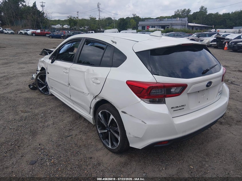 Vin: 4s3gtaj65l1701226, lot: 46125285, subaru impreza sport 5-door 20203