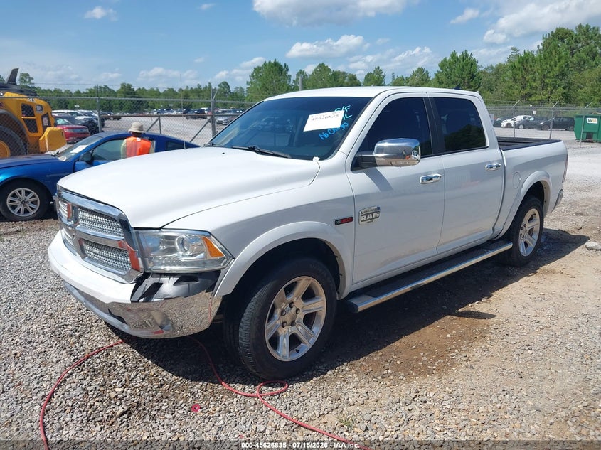 Vin: 1c6rr7pm1fs656629, lot: 46125301, ram 1500 laramie longhorn 20152