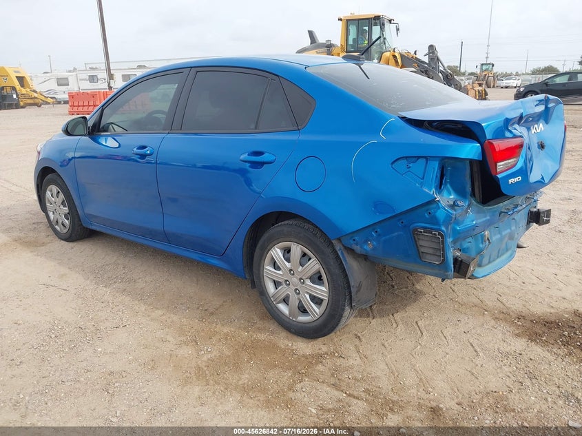 Vin: 3kpa24ad2pe566542, lot: 46125308, kia rio s 20233