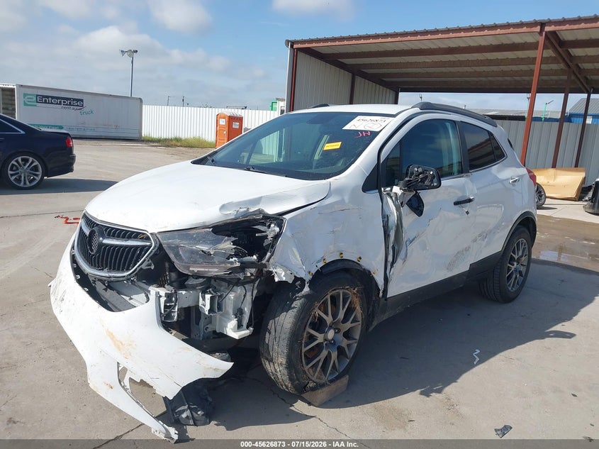 Vin: kl4cj1sbxkb735648, lot: 46125339, buick encore fwd sport touring 20192