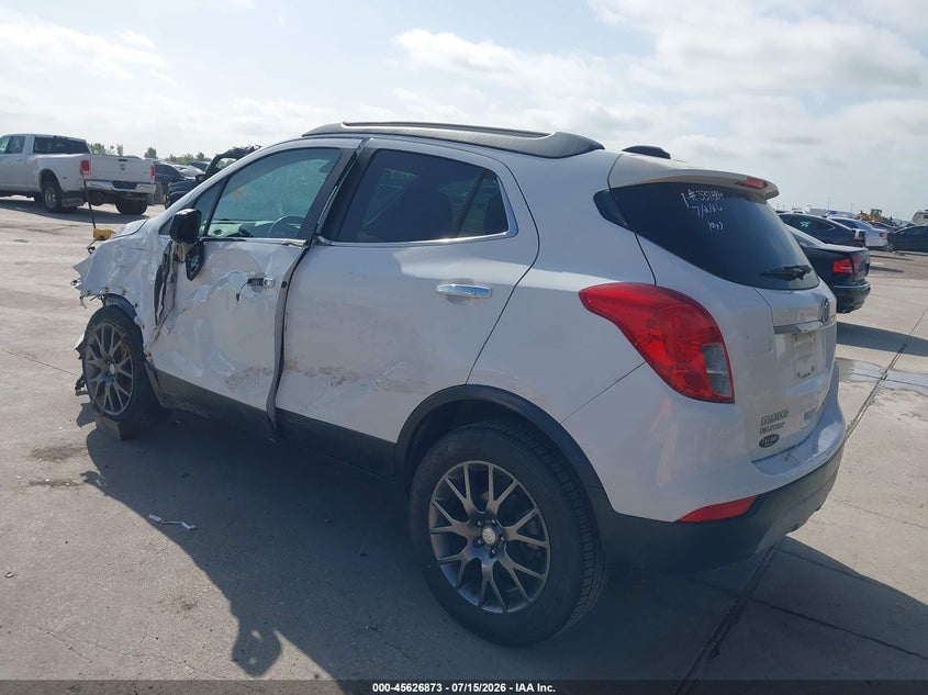 Vin: kl4cj1sbxkb735648, lot: 46125339, buick encore fwd sport touring 20193