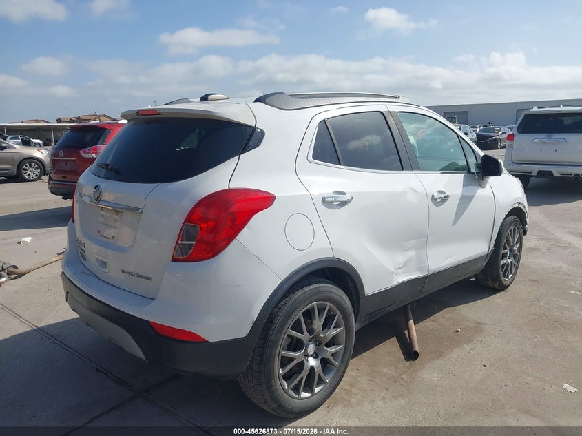 Vin: kl4cj1sbxkb735648, lot: 46125339, buick encore fwd sport touring 20194