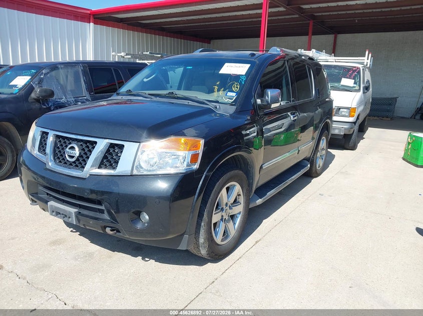 Vin: 5n1ba0nf8cn607267, lot: 46125358, nissan armada platinum 20122