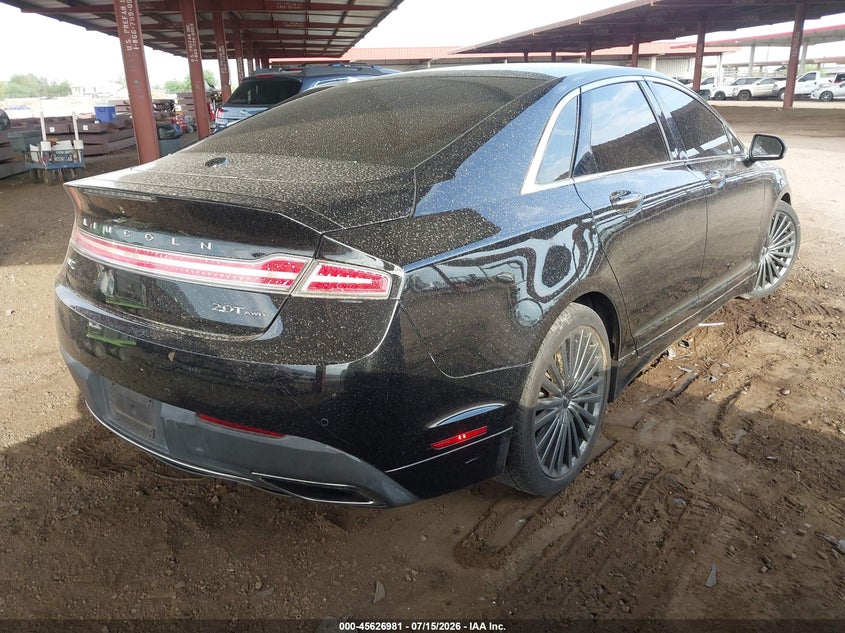 Vin: 3ln6l5f98jr617938, lot: 46125446, lincoln mkz reserve 20184