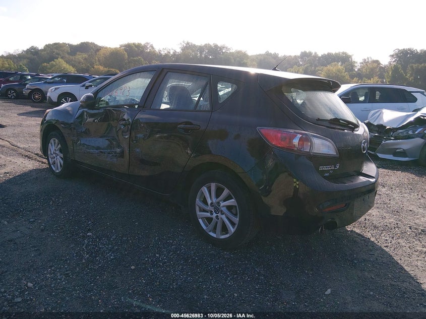 Vin: jm1bl1lp1d1772540, lot: 46125450, mazda mazda3 i touring 20133
