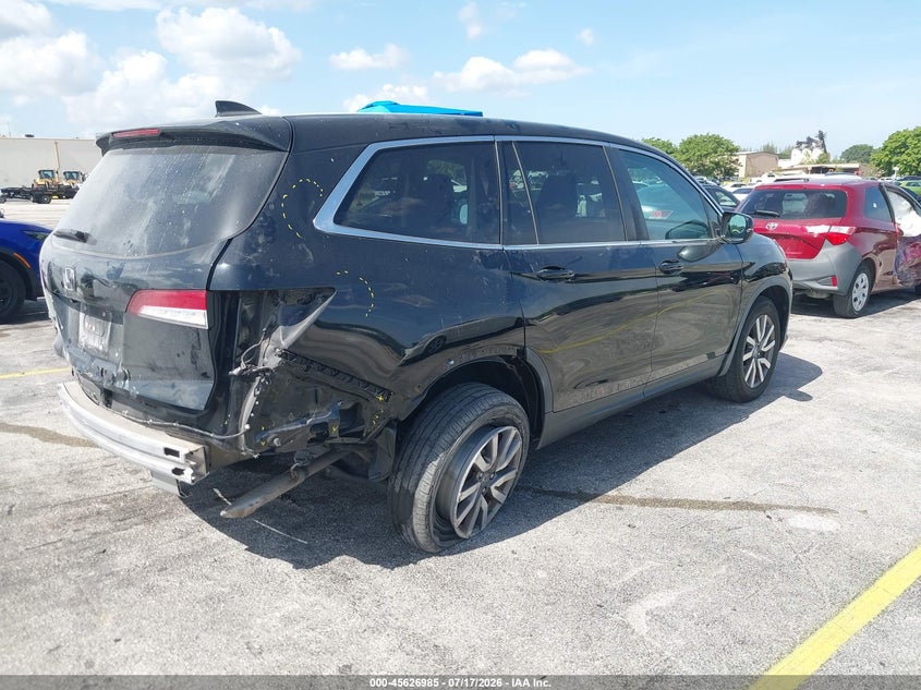 Vin: 5fnyf5h5xlb010569, lot: 46125451, honda pilot 2wd ex-l 20204