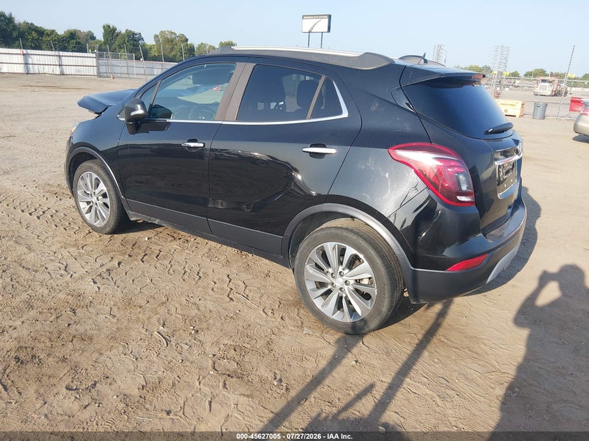 Vin: kl4cjasb1kb701307, lot: 46125471, buick encore fwd preferred 20193