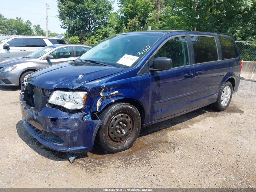 Vin: 2c4rdgbg8gr101947, lot: 46125475, dodge grand caravan se 20162