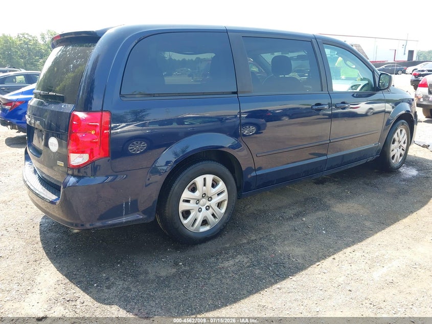 Vin: 2c4rdgbg8gr101947, lot: 46125475, dodge grand caravan se 20164
