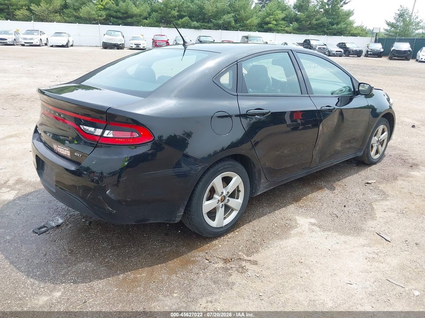 Vin: 1c3cdfbbxfd200053, lot: 46125488, dodge dart sxt 20154